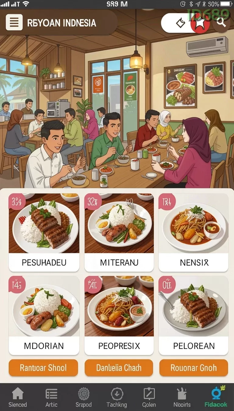 Cuplikan layar DORA77 — halaman utama