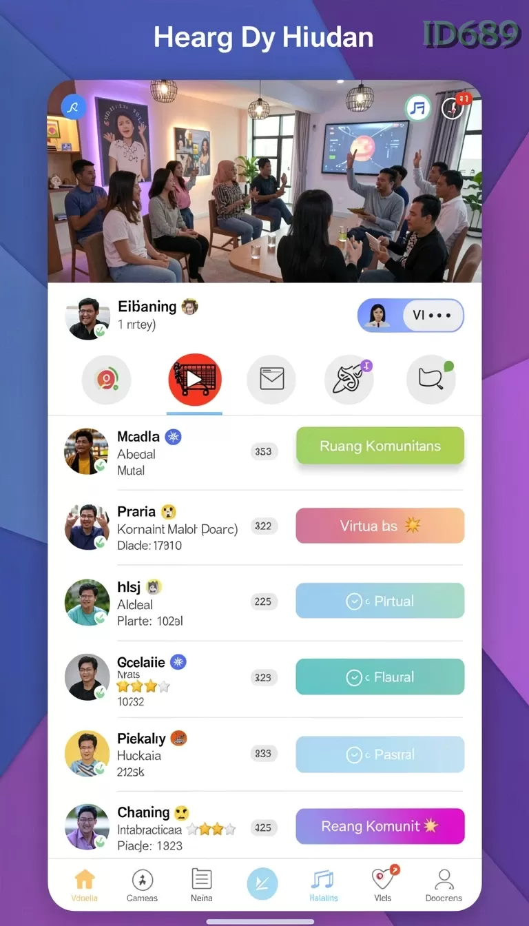 Cuplikan layar TIMUNMERAH — menu navigasi